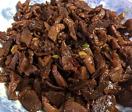 孜然鸡胗的做法