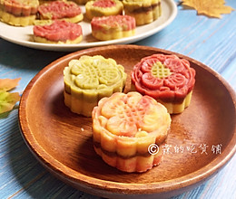 多彩豆沙绿豆糕的做法