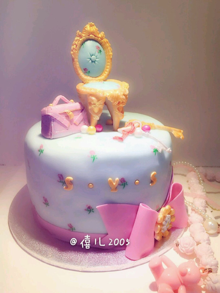 韩式翻糖蛋糕的做法