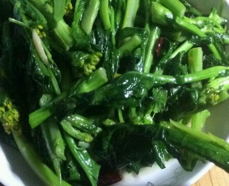 油菜苔的做法