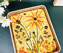 #解腻开胃就吃它#佛卡夏（夏日·彩椒版③）的做法