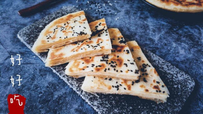 #人人能开小吃店#家常千层饼的做法