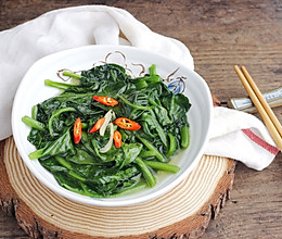 #花10分钟，做一道菜！#清炒木耳菜的做法