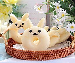 小兔子甜甜圈馒头︱小朋友绝对喜欢哟!的做法