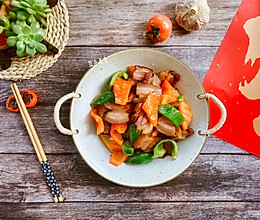 彩椒炒熏肉的做法