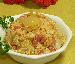 韩式泡菜炒饭的做法