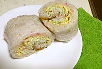 糯米肉松饭团的做法
