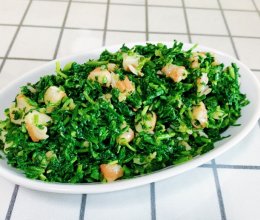 凉拌荠菜的做法