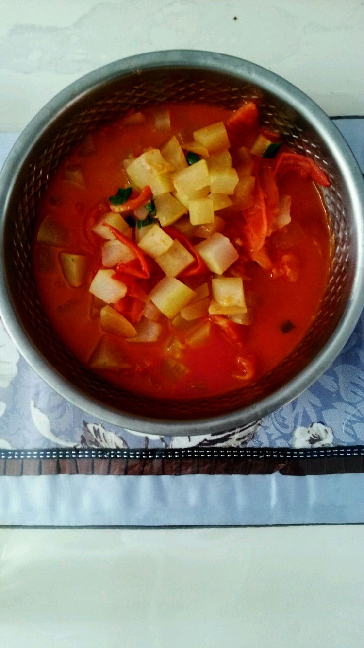 番茄冬瓜汤的做法