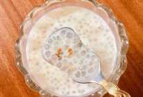 #520，美食撩动TA的心！#桂花牛奶西米露的做法