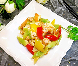 #多力金牌大厨带回家-天津站#时蔬炒虾仁的做法