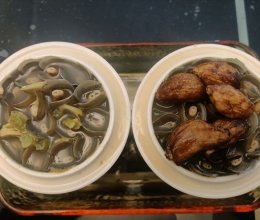 炖盅蒸蛏的做法