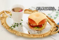 #夏日吃货嘉年华#贝果三明治&玫瑰茶的做法