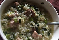 菜心瘦肉粥（潮汕菜）的做法