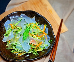 #夏日开胃餐#清清凉凉搅拌东北大拉皮的做法