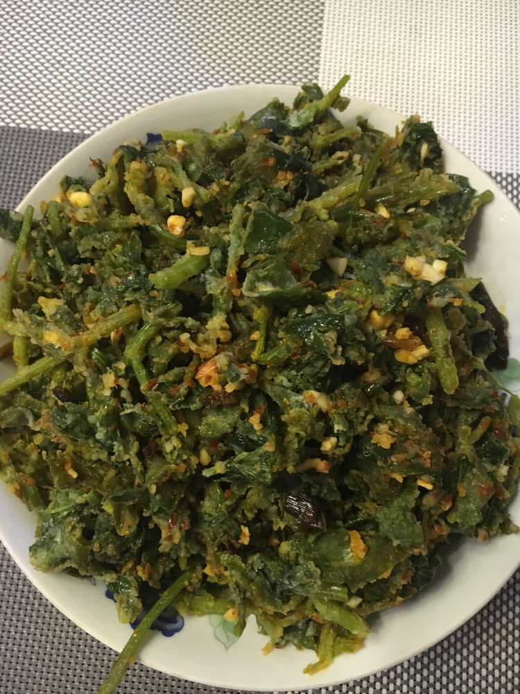 蒸芹菜叶的做法