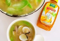 白贝瘦肉丝瓜汤的做法