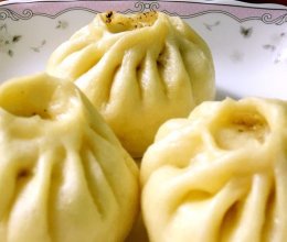戴着小笼包面具的芝麻花生包的做法