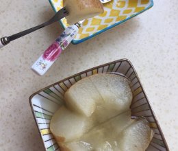 冰糖蒸雪梨的做法