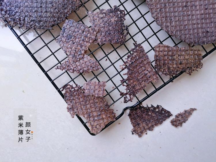 紫米薄片的做法