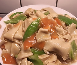 尖椒干豆腐的做法