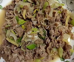 清炒羊肉片的做法