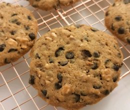 坚果巧克力豆美式曲奇的做法