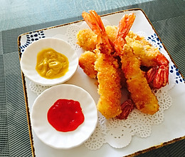 日式炸虾/黄金炸虾的做法