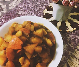 【家的味道】土豆熬南瓜的做法