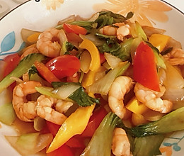 #寻味外婆乡传承春日宴#家常小炒丨时蔬虾仁的做法