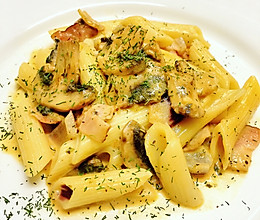 Pasta！之【奶油培根蘑菇意面】的做法