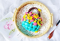 豆浆花篮造型馒头的做法