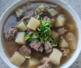 高压锅版牛肉炖萝卜的做法