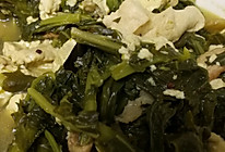 东北菜！雪里蕻(红)炖豆腐~！营养晚餐！的做法