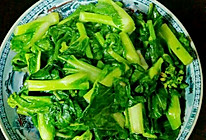 素炒白菜苔#一机多能 一席饪选#的做法