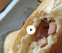 香葱肉松包的做法