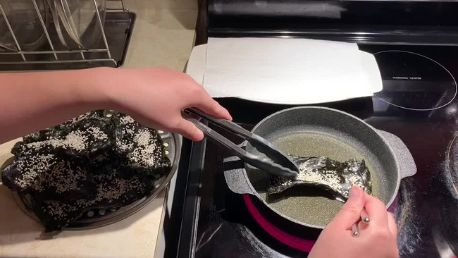 炸海苔的做法