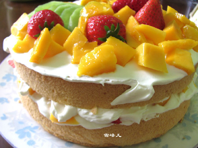 水果裸蛋糕的做法