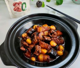 #厨房鲜香秘诀，太太乐松茸鲜，一餐一筷见鲜香#鳝鱼烧肉的做法