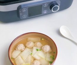 虾皮冬瓜丸子三鲜汤，清淡营养又美味！的做法