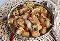 白菜五花肉炖豆腐的做法