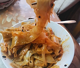 简易凉皮（饺子皮版）的做法