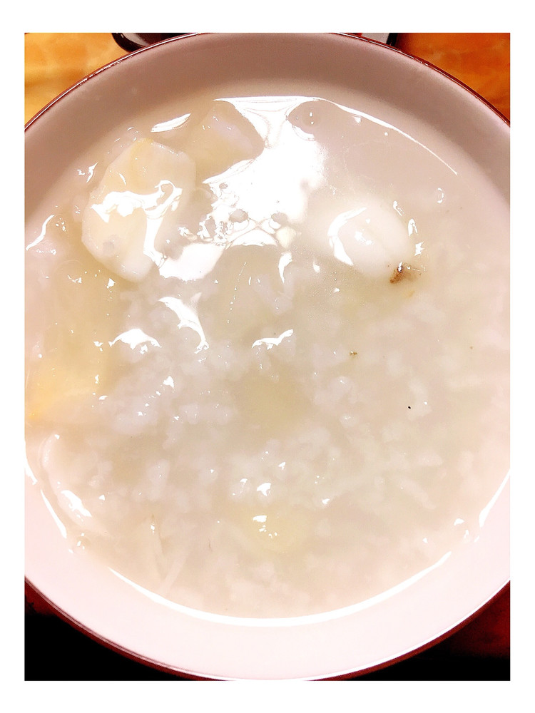 雪梨百合粥的做法