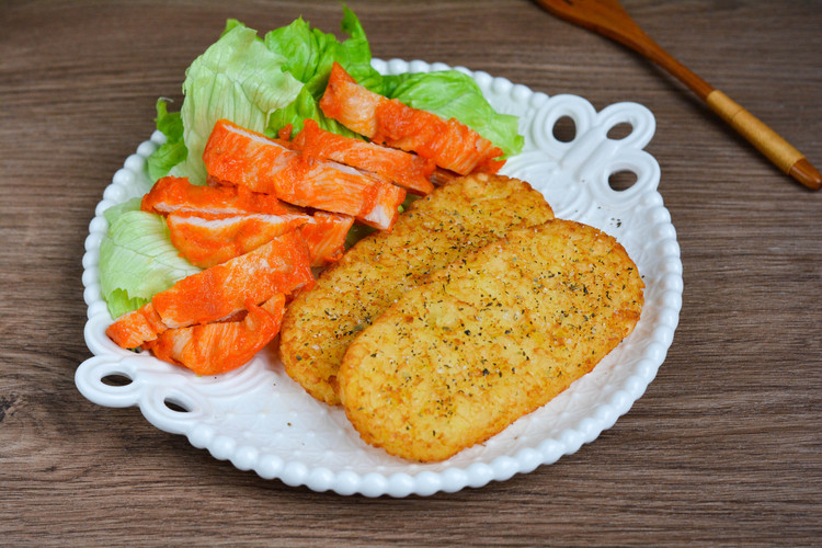 美国薯饼鸡肉轻食餐的做法