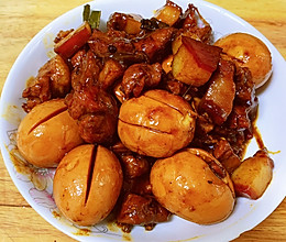 秘制鸡蛋红烧肉的做法