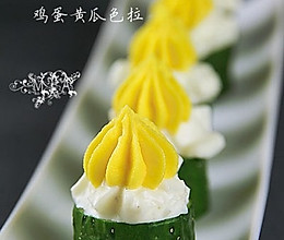 华丽变身——鸡蛋黄瓜色拉的做法