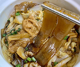 白菜炖宽粉的做法