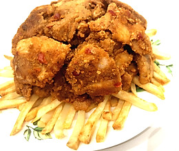 薯条粉蒸肉的做法