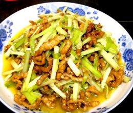 韭黄肉丝的做法