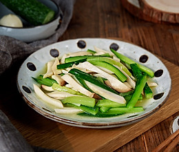 清炒黄瓜杏鲍菇的做法
